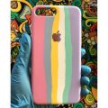 iPhone 7 Plus / 8 Plus Office Silicone Rainbow Case - Vibrant Design, Durable Protection. 