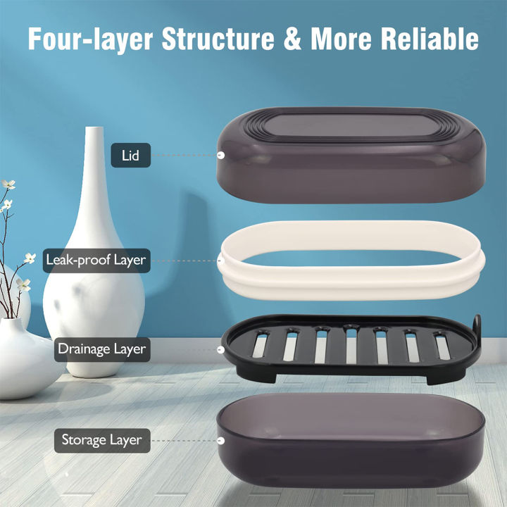 Portable%20Bathroom%20Soap%20Holder%20Container%20Box%20for%20Shower%20Black%20Covered%20Travel%20Soap%20Dish%20Double%20Layered%20Bamboo%20Storage%20-%20Image%204