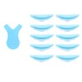 5Pairs Silicone Eyelash Perm Pad Y Eyelash Brush 3D Eyelash Curler Applicator Makeup Lifting Tools Lashes Rods Shield.