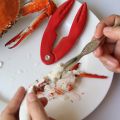 1pcs Aluminum Alloy Lobster Crab Cracker Crab Sheller Walnut Nut Clip Seafood Shears Lobster Scissors Kitchen Sea Food Tools.