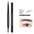 Lameila drawing eye brow pencil double head waterproof long lasting beautiful line easy to write. 