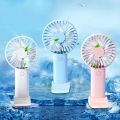 Mini USB Charging Handheld Fan Desktop Small Fan With Mobile Phone Holder Portable And Simple Outdoor Small Fan. 