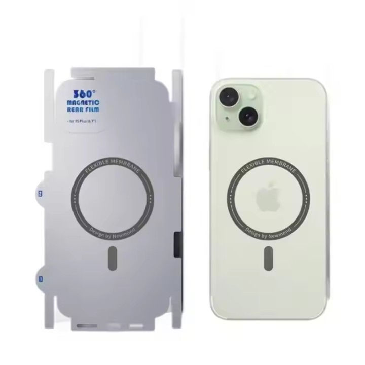 Magnetic Matte Full Wrap TPU Back Film Screen Protector for Magsafe IPhone 16 15 14 13 Pro Max Plus 12 Mini Mac Safe Full Film