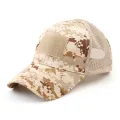 Tactical Cap Outdoor Sport Snapback Stripe Cap Camouflage Hat Simplicity Camo Hunting Mesh Cap. 