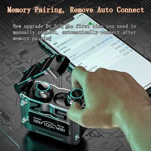 M25%207.1%202.4G%20bluetooth%20auricular%20LED%20Display%20gaming%20in-ear%20ecouteur%20Wireless%20Ohrhorer%20Kopfhorer%20earphone%20earbuds%20With%20Powerbank%20-%20Image%202