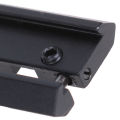Scope Adapter Mount Base 11mm Dovetail to 20mm Weaver Picatinny Rail Mount Hunting Rifle Ring Converter Accessory. 