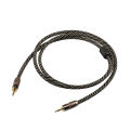 YYTCG High-End Pure Copper 3.5mm AUX Cable Car Male-to-Male Audio Cable for Mobile Phone Audio and Headphone Connection. 