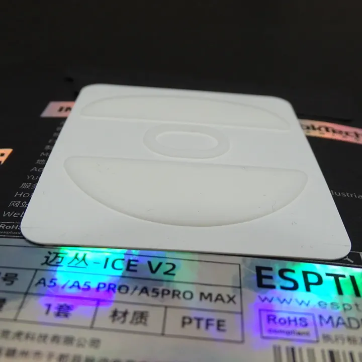 1%20Pack%20Original%20Esptiger%20ICE%20V2%20Mouse%20Skates%20For%20MCHOSE%20AX5/A5/A5%20PRO/PRO%20MAX%20Mouse%20White%20Arc%20Esports%20PTFE%20Mice%20Feet%20Glides%20-%20Image%202