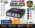 WGP Mini UPS for wifi router 10400mAh Battery Updated & premium Y Cable & upto 6 Hours power backup (5+12+12 Volts 3 Out put). 