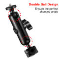 Metal Motorcycle Bicycle Camera Holder Handlebar Mirror Mount Bike Bracket for GoPro Hero DJI Phone Action Camera Accessories.