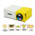 HD 1000 Lumens Mini Projector HDMI, USB SD Card Compatible Run Through Power Bank. 
