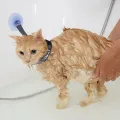 Pet Bath Fixation Strap with Sucktion Cup Cat Dog Shower Restraint Leash Anti Scratch Escaping Leash Pet Bathing Grooming Tool. 