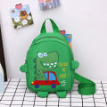 1 PCS Kids Cartoon Mini Dinosaur Backpack Anti Lost Bag Kindergarten School Bag Backpack. 