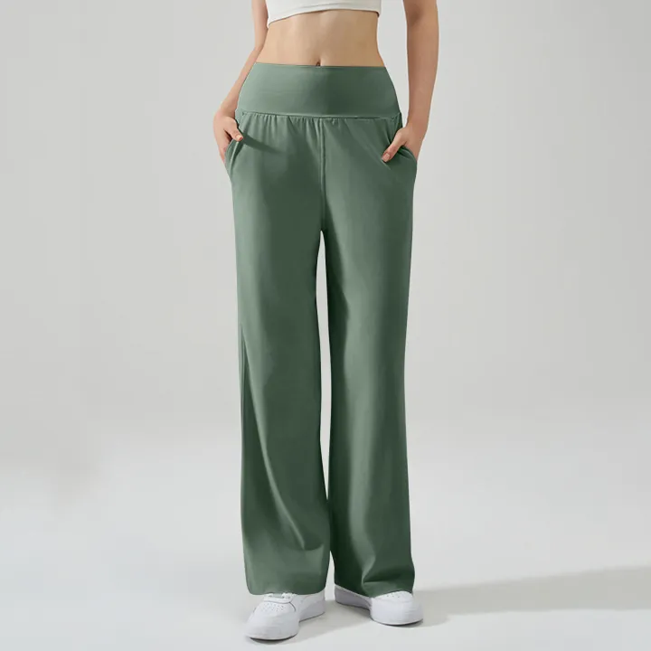 Women's%20Elastic%20Baggy%20High%20waist%20Yoga%20Pants%20Summer%20Sports%20Lifting%20Hip%20Micro%20Flared%20Trouser%20Loose%20Dance%20Leggings%20Solid%20sweatpants%20-%20Image%207