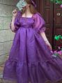 Customized Organza Barbie Dress Maxi for Girls Available in All Colours. 