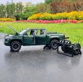 1/24 Tundra Alloy Pickup Car Model Diecast & Toy Metal Off-Road Vehicles Car Model Sound and Light Collection. 