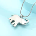 Cremation Jewelry for Women Men Animal Elephant Urn Necklace for Ashes Stainless Steel Memorial Necklaces Ash Holder. 