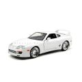 Toyota Supra MK4 White Fast and Furious 1:24 Scale Diecast Model Car. 