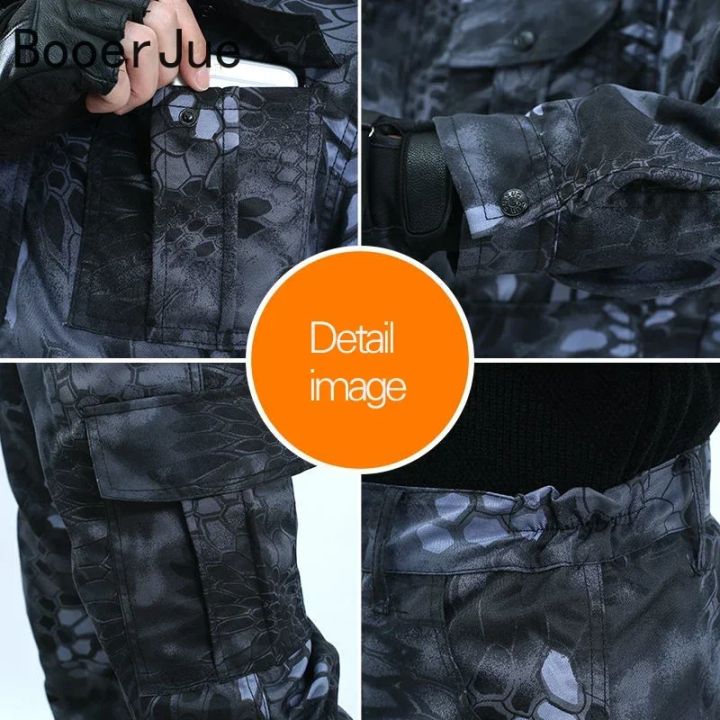 Black%20Python%20Pattern%20Wear-resistant%20Overalls%20Labor%20Insurance%20Cloth%20Uniform%20Men's%20Soft%20Tracksuit%20Outdoor%20Suit%20-%20Image%203
