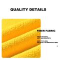 Special thick microfiber car wash cloth size: 25*25 cm. 