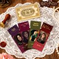 Genuine Harry Potter Hogwarts Commemorative Ticket Holder Set Hermione Malfoy Snape Merchandise Notes Bookmarks Stationery . 