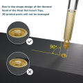 Heat Set Insert Soldering Iron Tip Head M2 M2.5 M3 M4 M5 M6 Hot Melt Insets Nut Brass Embedded Thread Insertion Kit For Plastic.