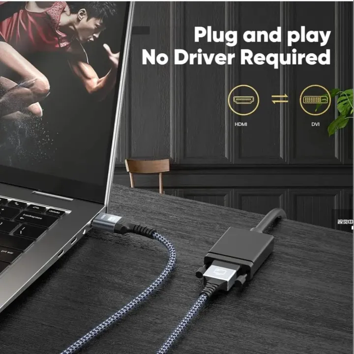 HDMI%20to%20DVI%20Bidirectional%20Adapter%20and%20Switch%20Cable%20Suitable%20for%20Laptops%20Ps4%20Desktop%20Computers%20Televisions%20and%201080p%20Projectors%20-%20Image%205