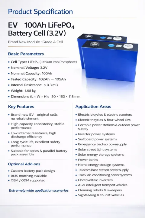 EVE%20LiFePO4%203.2V%20100Ah%20Grade%20A%20Battery%20Cell%20%205000+%20Cycles%20%7C%200.28m%CE%A9%20Low%20IR%20%7C%20Solar%20&%20EV%20Battery%20Pack%20Cell%20-%20Image%204