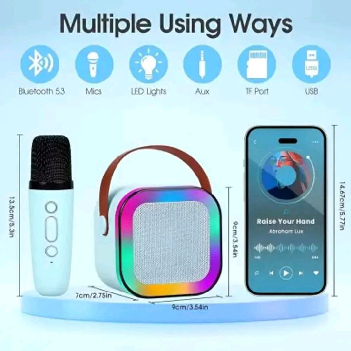 K12 Karaoke Bluetooth Speaker With Microphone Music Box