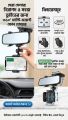 360 Degree Car Rearview Mirror Phone Holder Universal Rotating Mount.