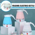 Portable Folding Electric Silicone Kettle - Leak-Proof, Compact, and Travel-Friendly - Multicolor. 