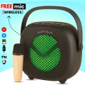Original Portable Bluetooth Wireless Speaker With FREE Microphone ~ Rechargeable Big Sound System Loud Speaker with Mic ~ High Stereo Bass & Woofer Home MP3 Player Mobile Speaker for PC Computer & Laptop ~ Support USB, SD Card, FM Radio ~ FunBug. 