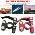 1 Pair Quick Release Car Battery terminals 12V 24V Auto Top Post Battery Terminals Wire Cable Clamp Terminal Connectors. 