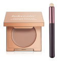Eye Concealer Corrector With Brush Moisturizing Natural Foundation Long Lasting Waterproof Cover Dark Circles Under Eye Makeup. 