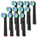 Compatible with Oral B Electric Toothbrush Replacement Brush Heads, Professional Cross Action Toothbrush Head Refills for OralB.