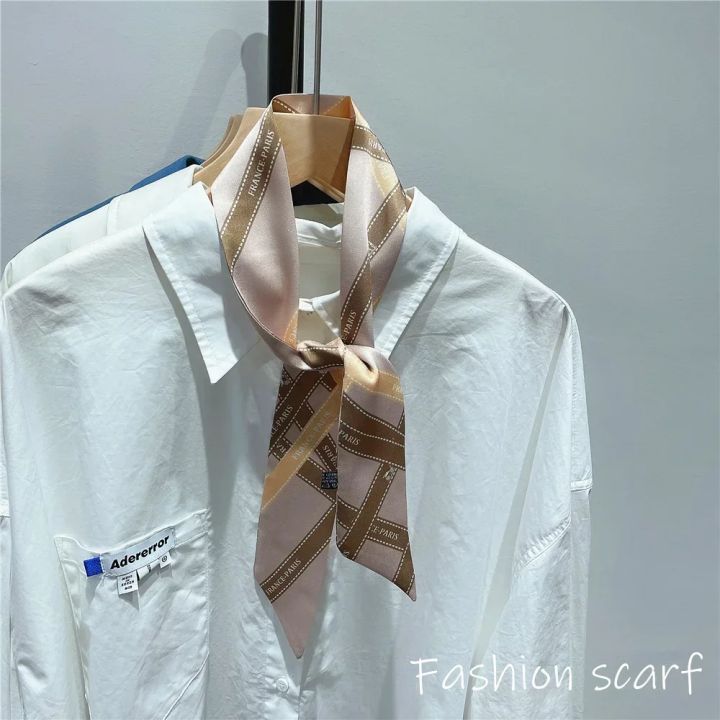 1PC%20Korean%20Autumn%20Hot%20Sale%20Fashion%20Luxurious%20Ladies%20Leisure%20Decoration%20Twill%20Long%20Strip%20Streamer%20Silk%20Scarf%20Tie%20Bind%20bag%20Ribbon%20-%20Image%204