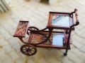 3 Step Tea Trolley Wooden Made with Sheesham wood. 
