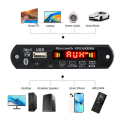 Hands-Free MP3 Player Decoder Board 7V 12V Bluetooth5.0 NO Amplifier Car FM Radio Module Support FM TF USB AUX Recorders.