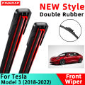 PINMOAP Double  Strip Wiper Suitable For Tesla Model 3 2018-2022 Car Windshield Wiper Blades 2018 2019 2020 2021 2022. 