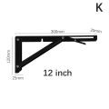 1pc Multiple Sizes Triangle Folding Angle Bracket Stainless Steel Heavy Support Wall Mounted Shelves Table Home Hardware. 