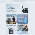 1080P Mini Body Camera 180° Rotatable Lens Body Mounted Camera Small Portable IR Night Vision Police Body Camera Camera Bike.