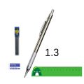 Metal Mechanical Pencil Set 0.5 0.7 0.9 1.3 2.0mm Art Drawing Painting Automatic Pencil with Leads Office School Supplies. 