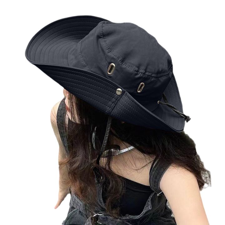 Women's%20and%20Men's%20Solid%20Outdoor%20Hiking%20Jungle%20Mountaineering%20Hat%20Basic%20Foldable%20Breathable%20Sun%20Hat%20Leisure%20Large%20Brim%20Cap%20-%20Image%207