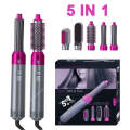 5 In 1 Hair Styler Portable With Five Attachments For Curly, Smooth, And Styling Hair For Ladies. 