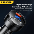 Essager 105W USB Car Charger Quick Charge 4.0 QC4.0 QC3.0 QC SCP PPS PD USB Type C Fast Charging For iPhone 14 15 Phone.