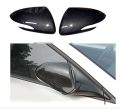 Hyundai Elantra Side Mirror Batman Style Carbon Fiber Covers with Double Tape Premium Quality Imported 2 Pcs Set. 