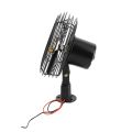 12V RV Cooling Fan Metal Car Fan 12V RV Cooling Fan with 2 Speed  Heavy Duty Quiet Metal Car Fan for Truck RV Car Boat Bus. 