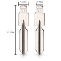 10pcs #11 HU39 Metal Uncut Blank keydiy xhorse Remote Key Blade For Mercedes Benz W168 W124 W202 W210 W211 W203. 