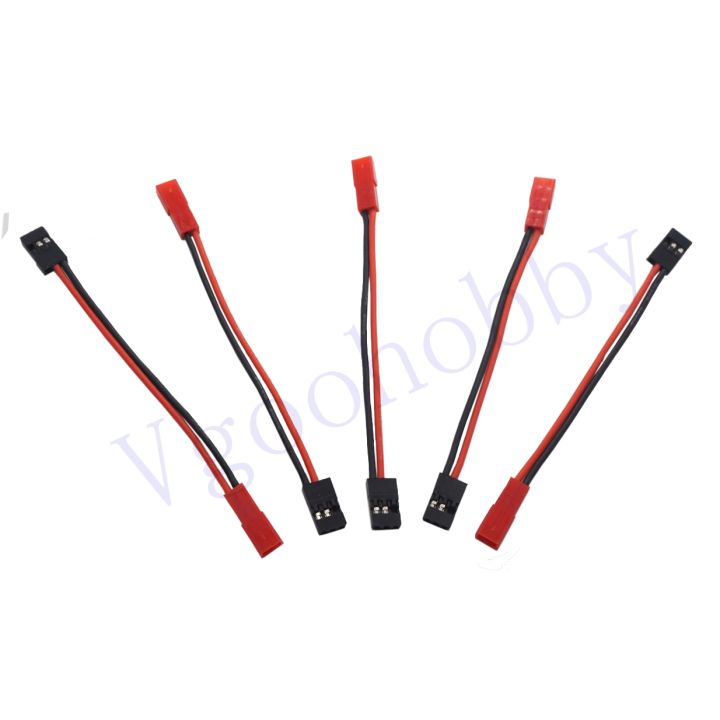 10Pack%2010CM%2020AWG%20JST%20Female%20Plug%20to%20JR%20Male%20Servo%20Receiver%20Connector%20Adapter%20Cable%20for%20Lipo%20RC%20Car%20Led%20Lights%20Cooling%20Fans%20-%20Image%206