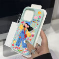 Dopamine Girl Butterfly Case Compatible for IPhone 16 15 14 11 13 12 Pro Max XR X XS Max 15 14 16 Plus Leather Texture Cover. 